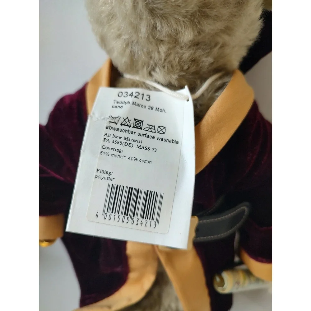 Steiff Teddy Bear Marco‎ 034213 lmtd edt 1500 2014